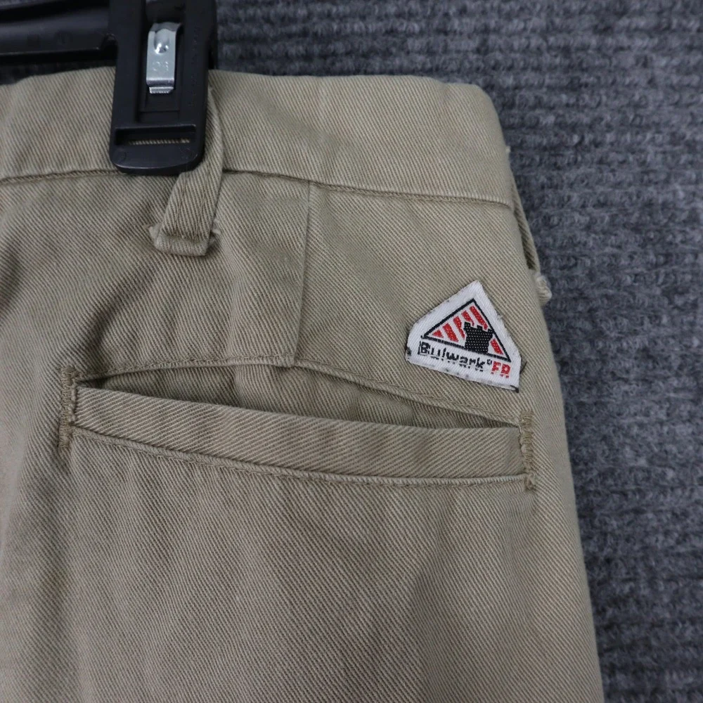 Bulwark FR Flame Resistant Work Pants Mens 36x29 Reflective Cargo Utility Safety
